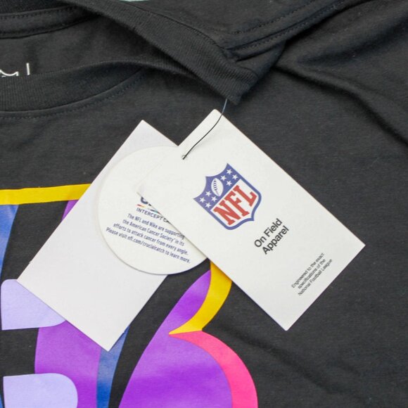 Cincinnati Bengals Crucial Catch Intercept Cancer Short Sleeve Tee Women's XXL - Picture 6 of 10